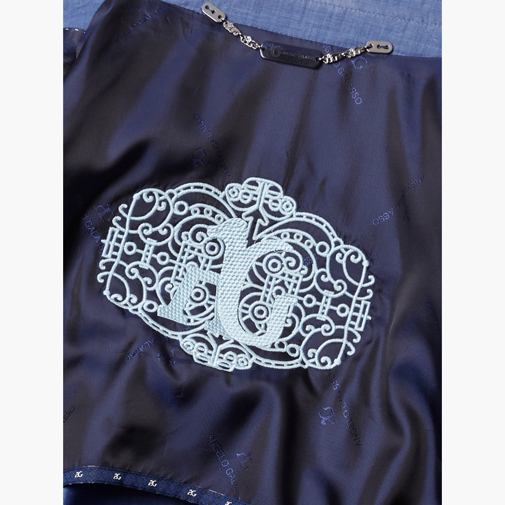 Blue Single Breasted Blazer - B11MR37007