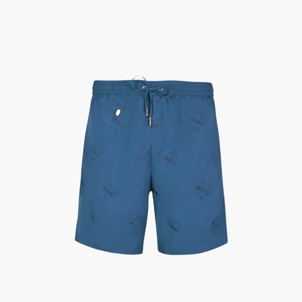 Blue Denim  Swimming Shorts with AG - AG18SQSWI3