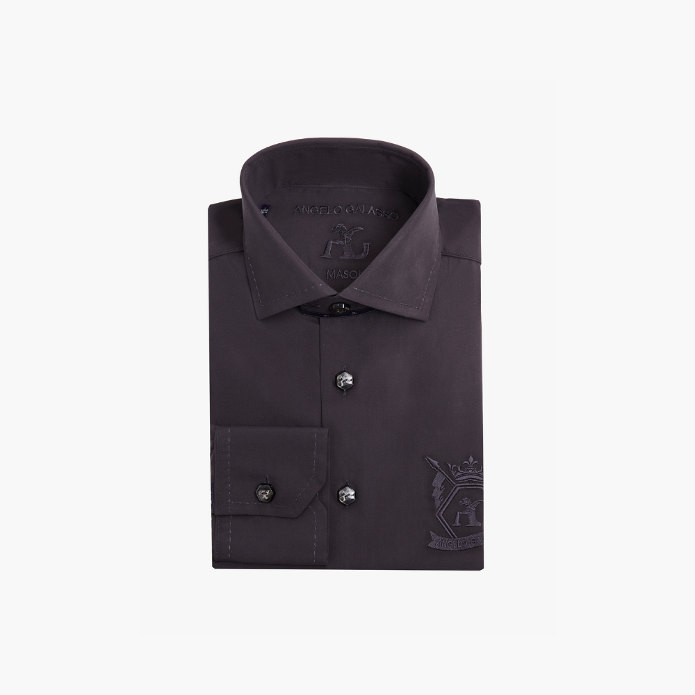 Green Exagon Stitched Mason Shirt