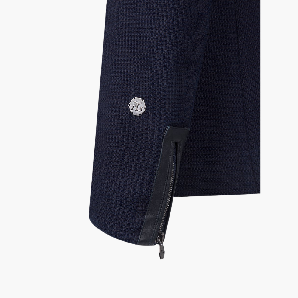 Navy Blue Cotton Jacket