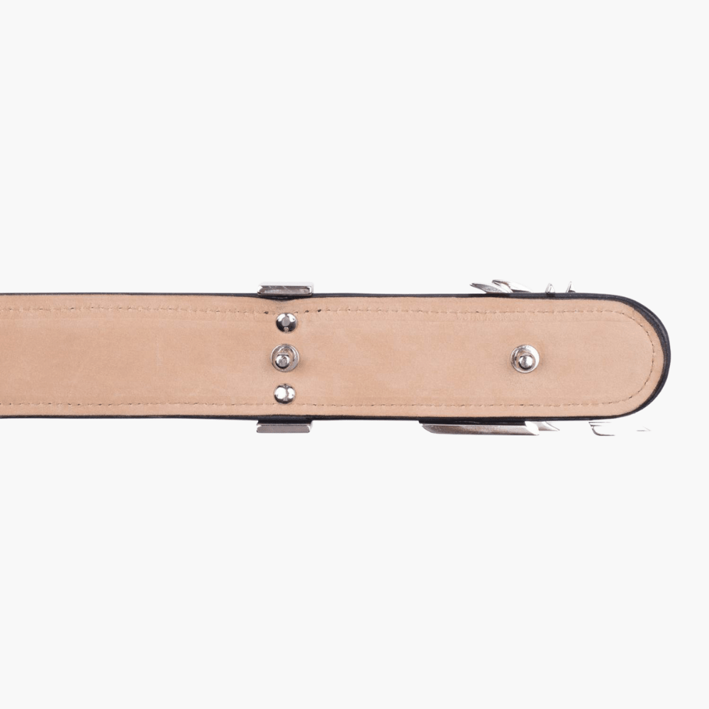 Blue Snake Belt - Angelo Galasso - Luxury Italian Menswear London