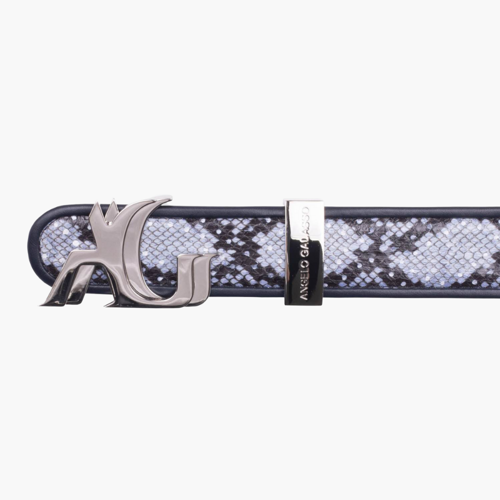 Blue Snake Belt - 19SCCOL03