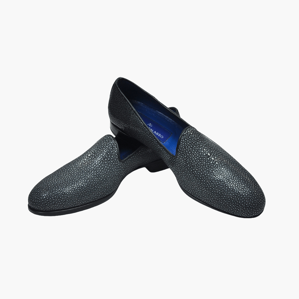 Stingray Skin Slip on - Angelo Galasso - Luxury Italian Menswear London
