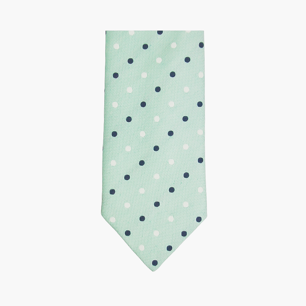 Mint Green Polka Dot Tie