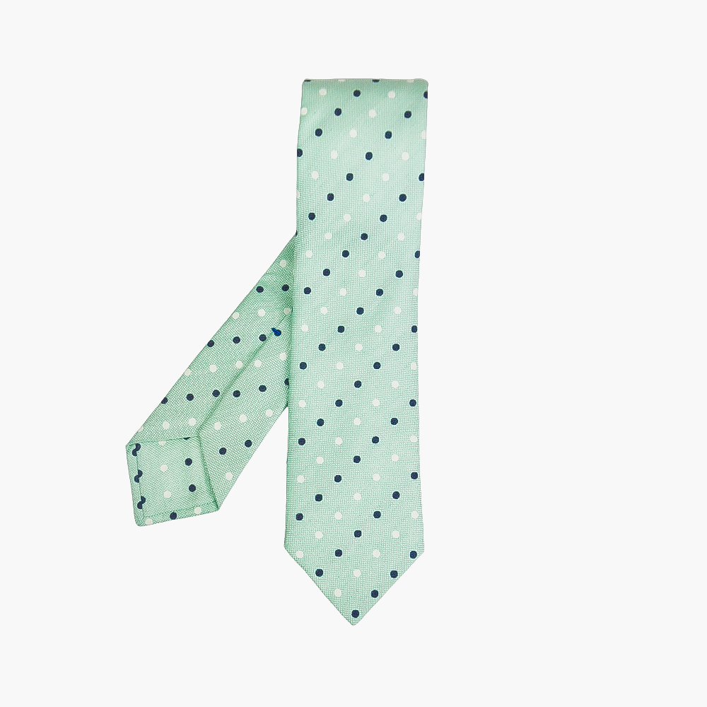 Mint Green Polka Dot Tie