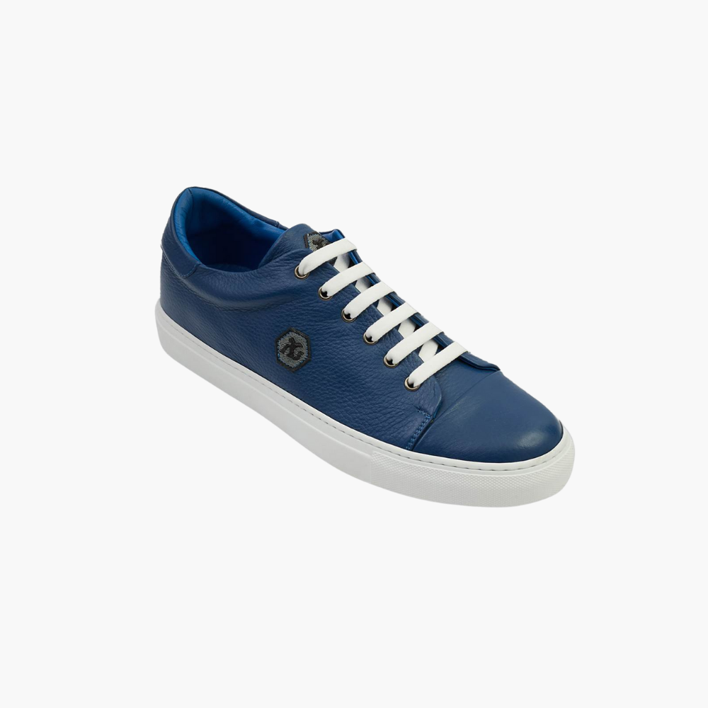 Blue Deer Leather Trainers -  A11MS1801F