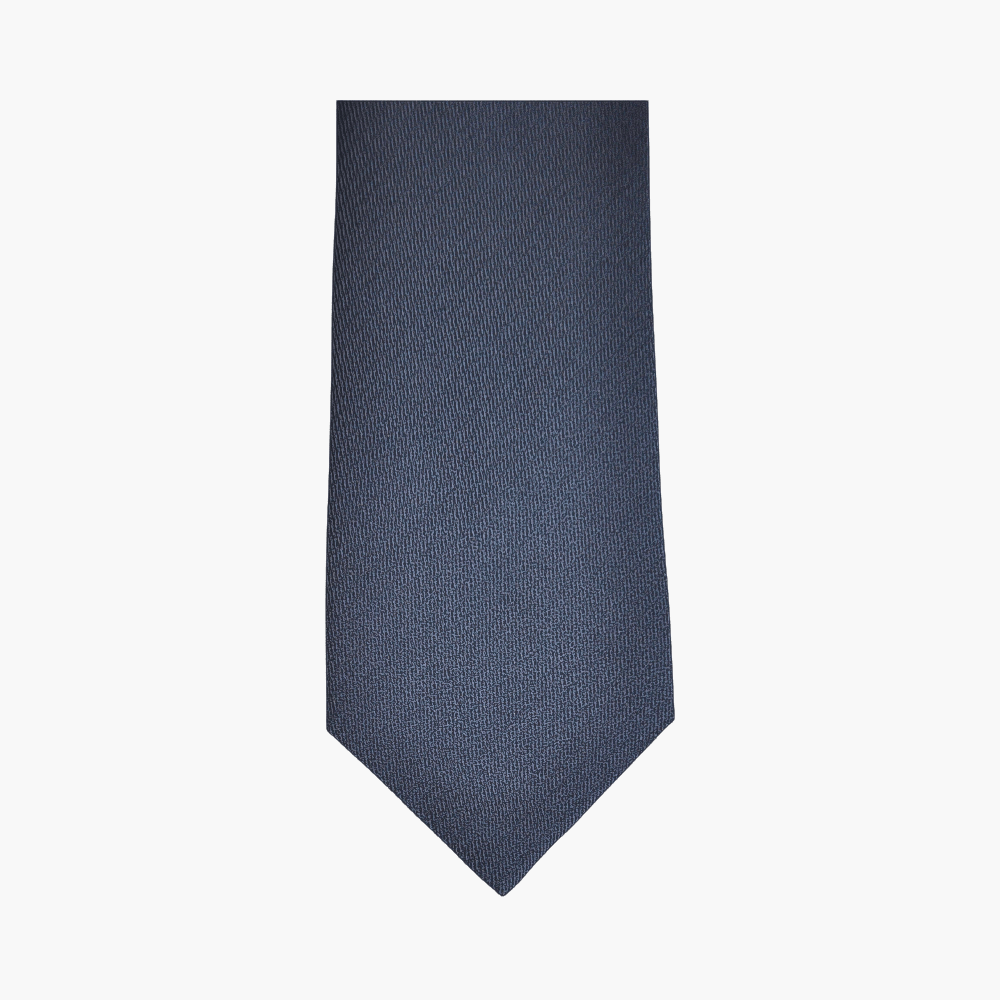 Grey Saglione Silk Tie - Angelo Galasso - Luxury Italian Menswear London