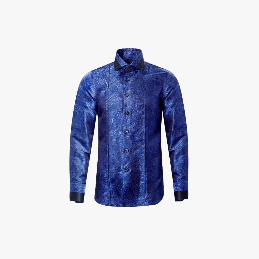 Blue Paisley Mason Shirts