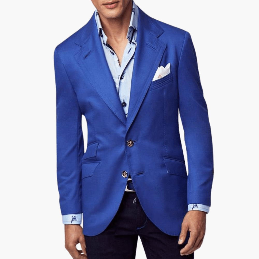 Light Wool Blazer - Angelo Galasso - Luxury Italian Menswear London
