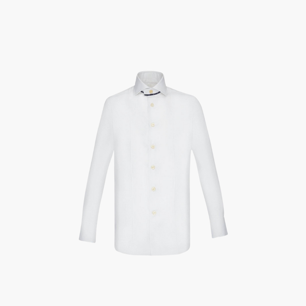 White Mason Linen Shirt -