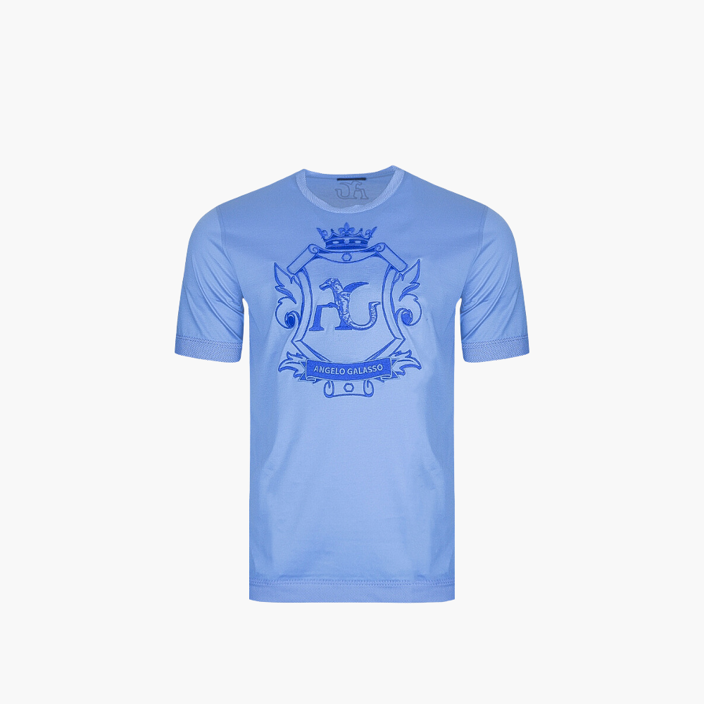 Light Blue Shield T-Shirt - AG23WTTSH04
