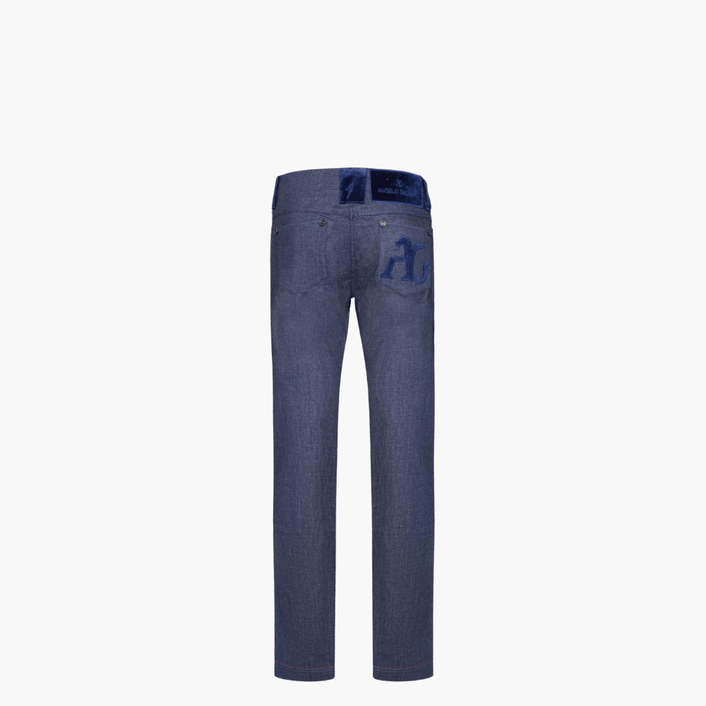 Angelo Galasso Jeans with Velvet - Angelo Galasso - Luxury Italian Menswear London