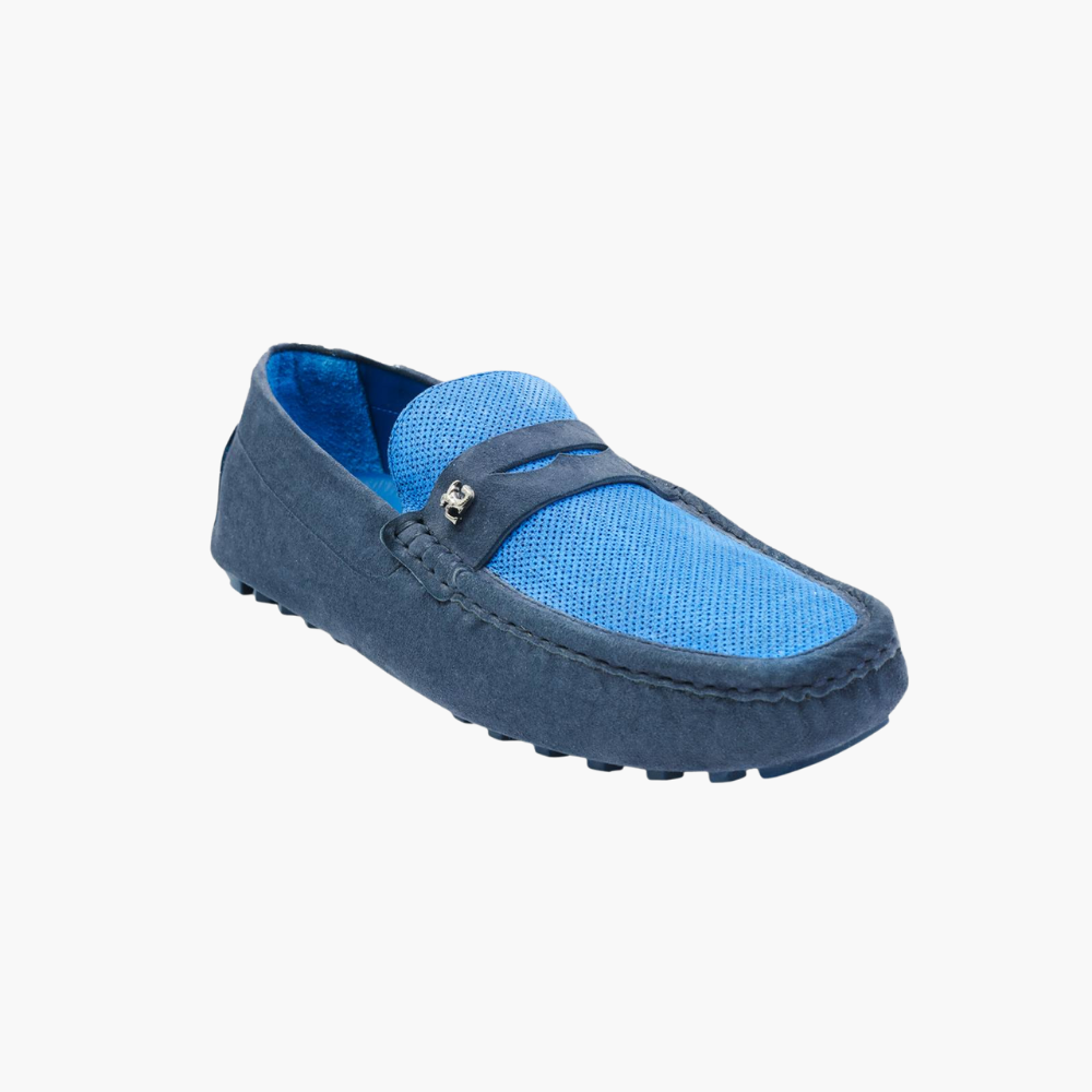 Perforated Suede Driver Shoes - A11MS21008