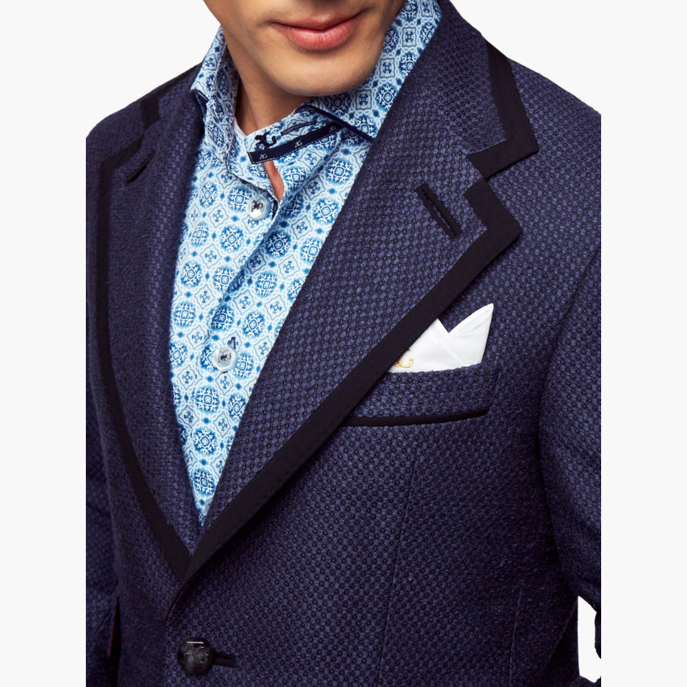 Cotton Silk Bouclè Blazer - A21MR37003