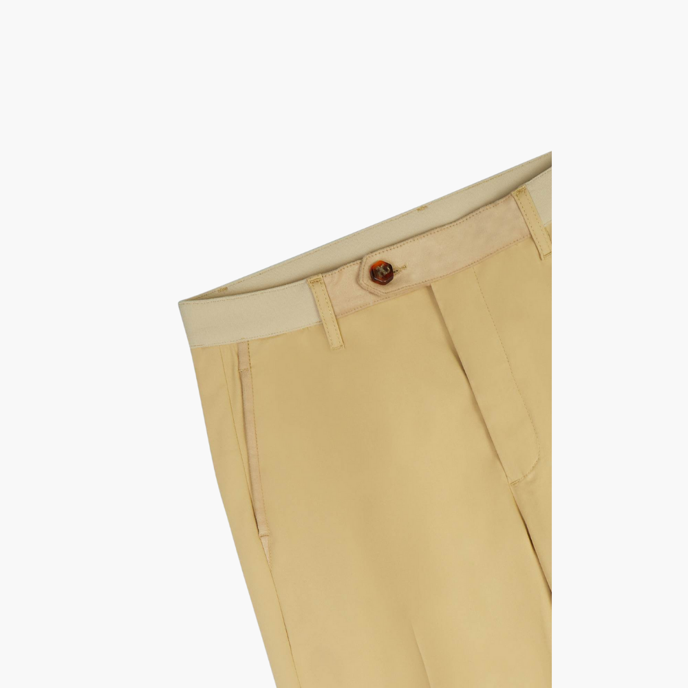 Beige Regular Chinos - A11MR252F2