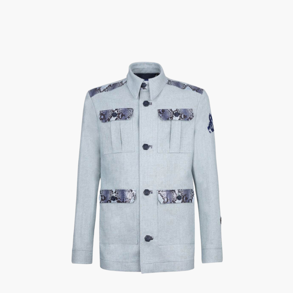 Light Blue Sahariana