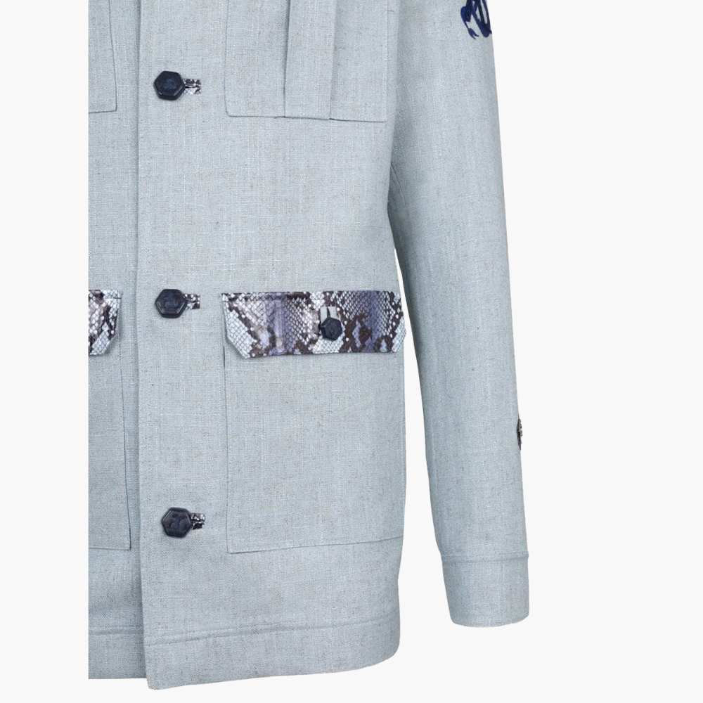 Light Blue Sahariana