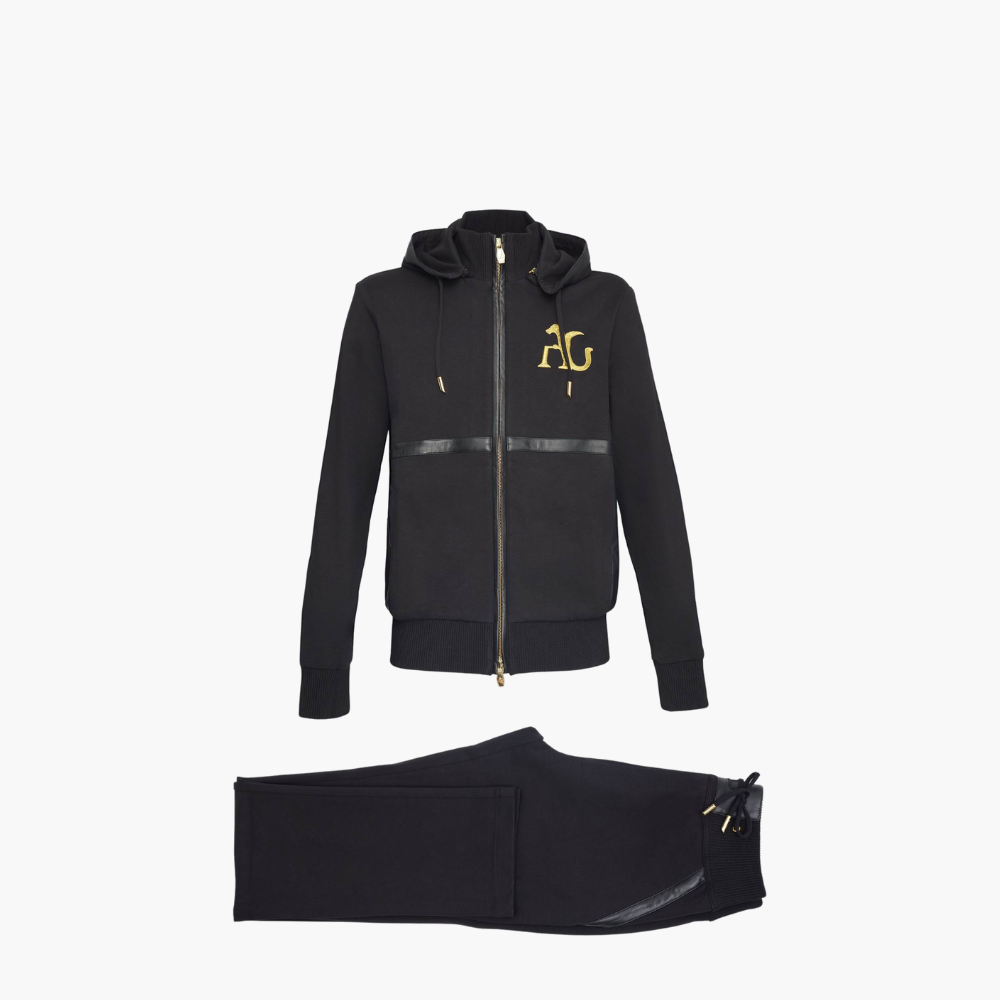 Cotton & Leather Tracksuit - 20W8TRA01FL