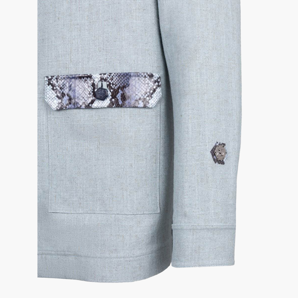 Light Blue Sahariana