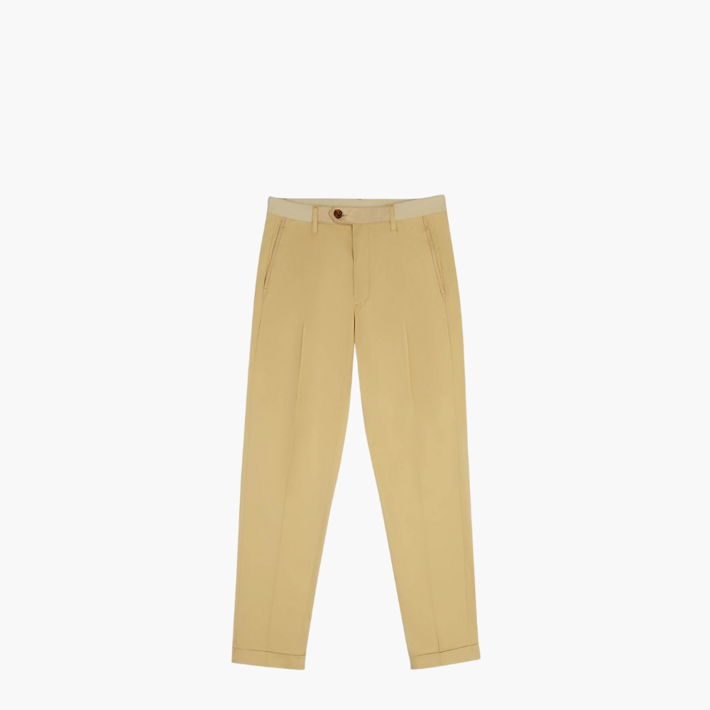 Beige Regular Chinos - A11MR252F2