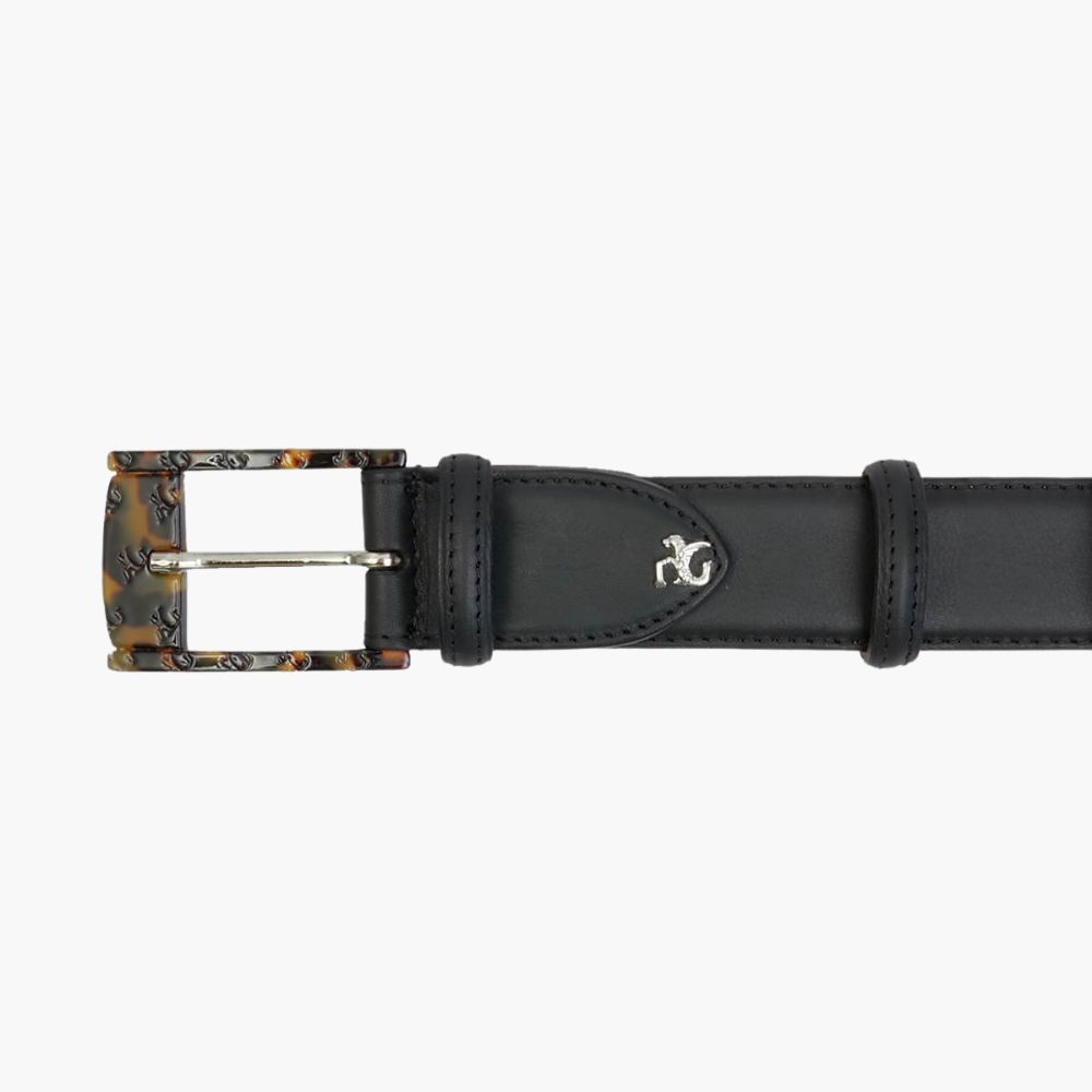 Black Calfskin Belt - A11MA0102F
