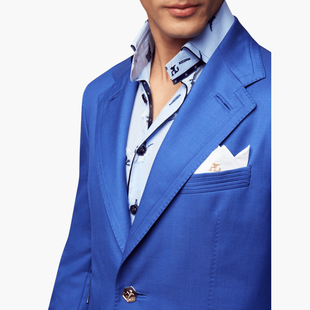 Light Wool Blazer - Angelo Galasso - Luxury Italian Menswear London