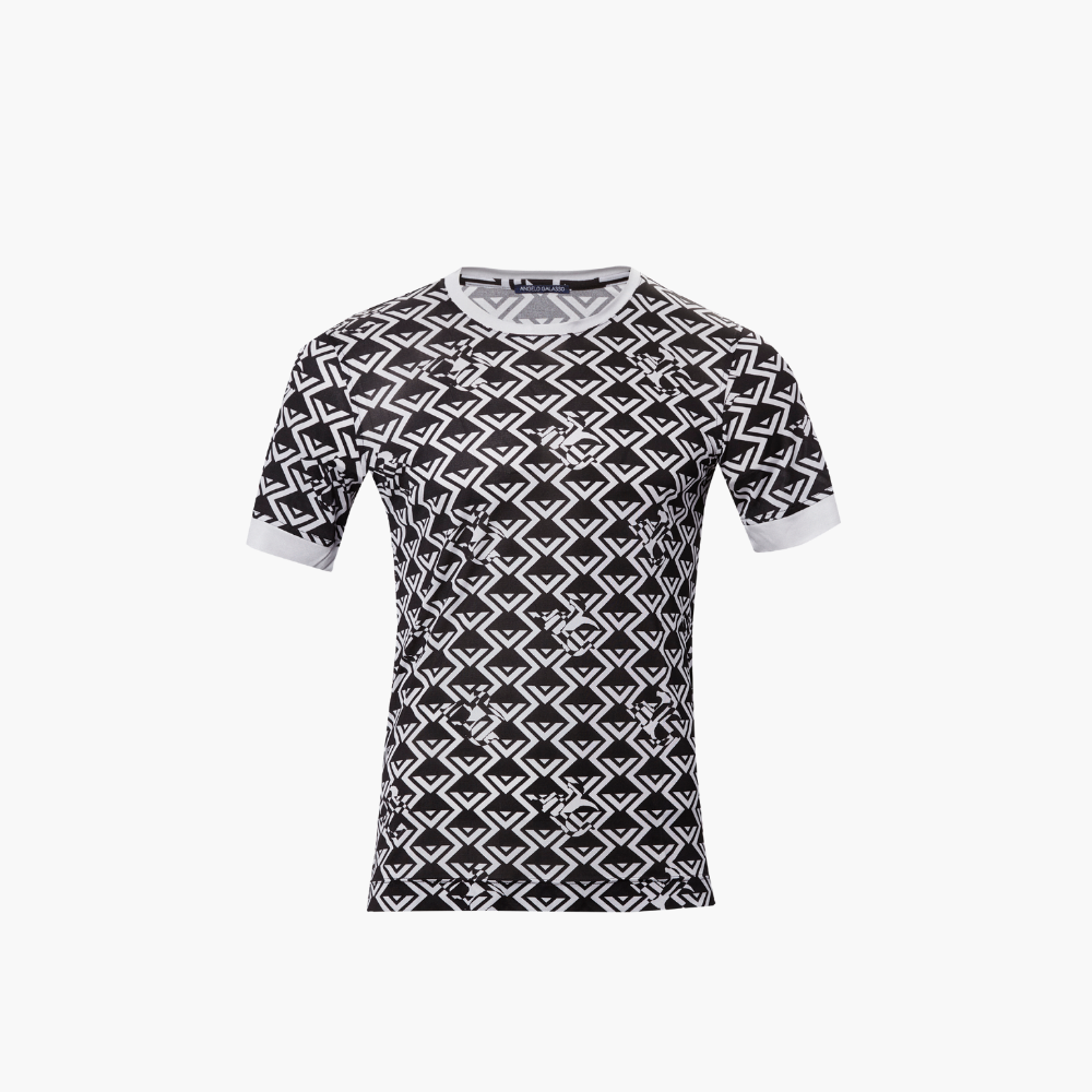 Black Silk Optical T-Shirt - B11MR17003