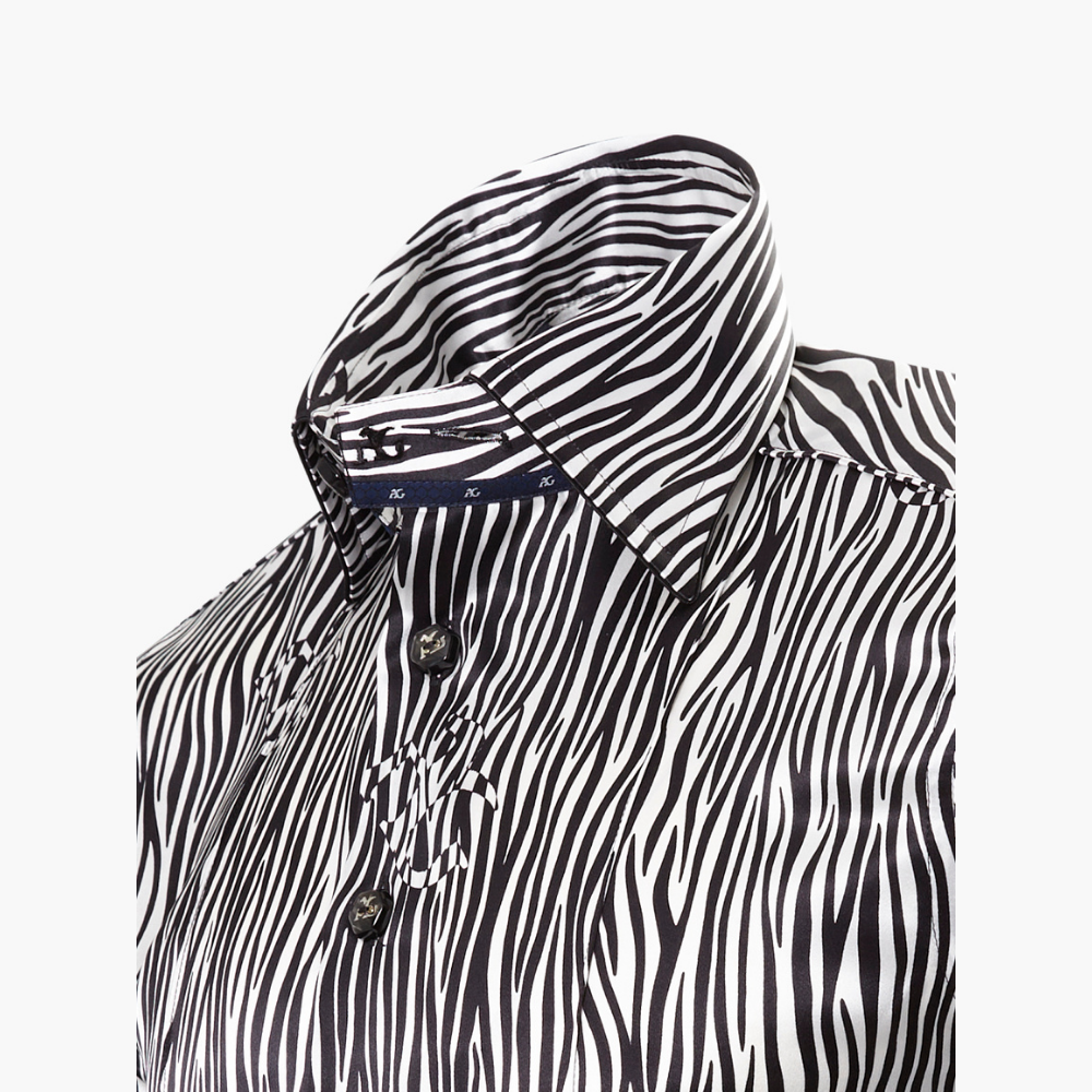 Zebra AG Print Corleone Silk Shirt