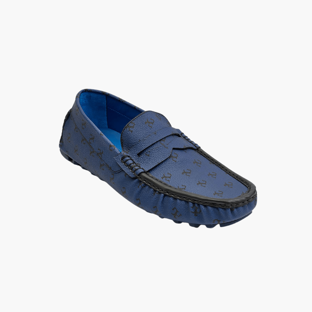 Monogram Driver Shoes - Angelo Galasso - Luxury Italian Menswear London