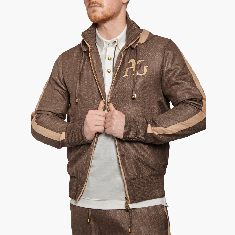 Brown Tracksuit with AG Logo - B11MR01004