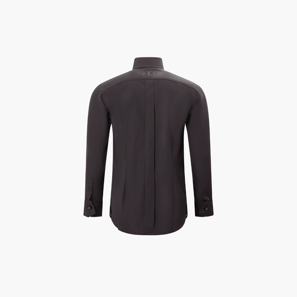 Green Exagon Stitched Mason Shirt - Angelo Galasso - Luxury Italian Menswear London