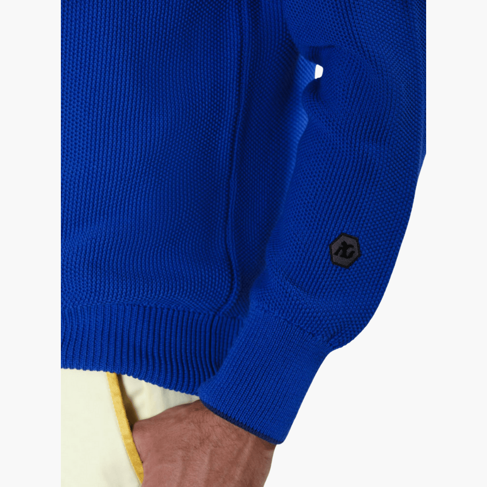 Blue Cotton Summer Jumper - Angelo Galasso - Luxury Italian Menswear London