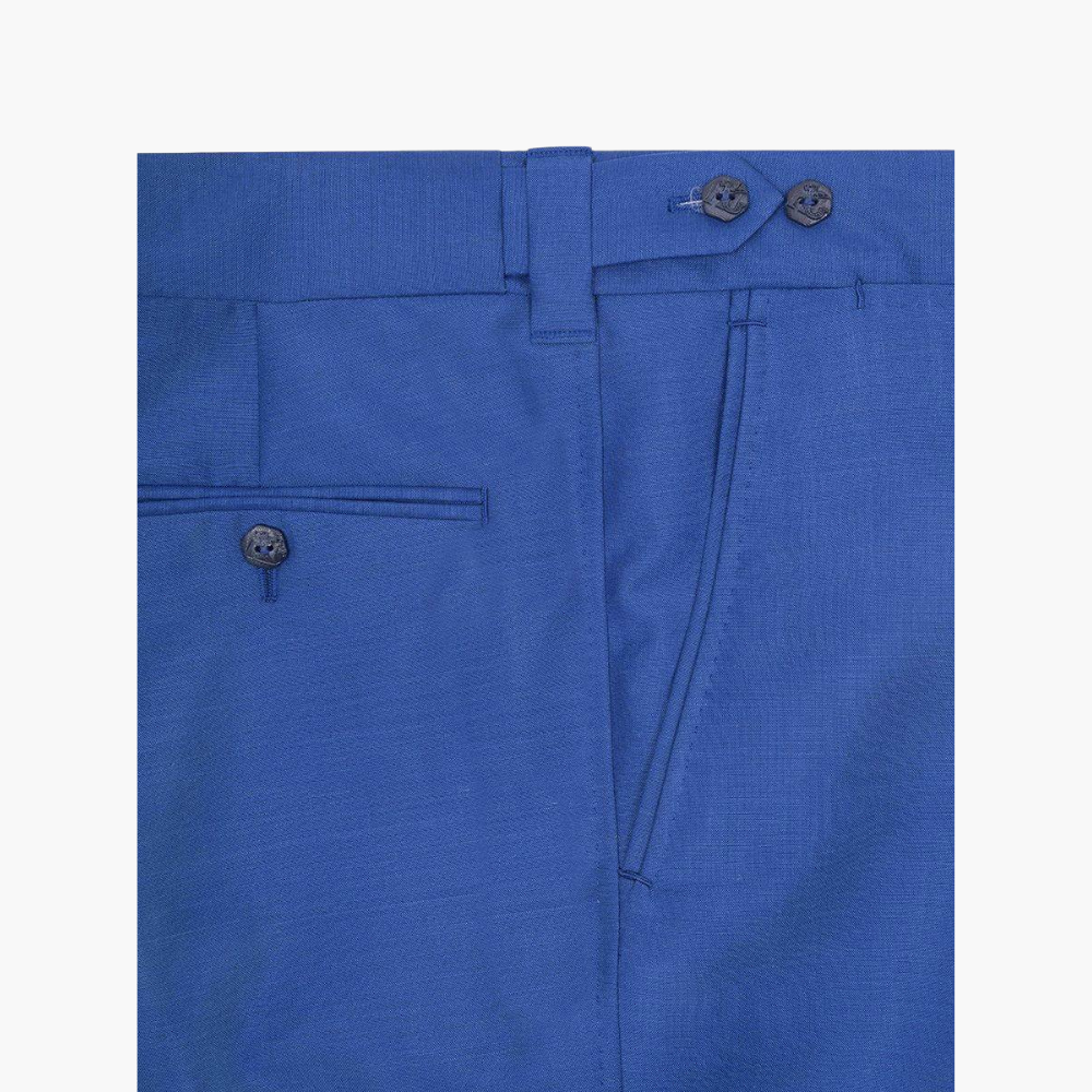 Blue Cobalt Mohair Suit - B11MR05001