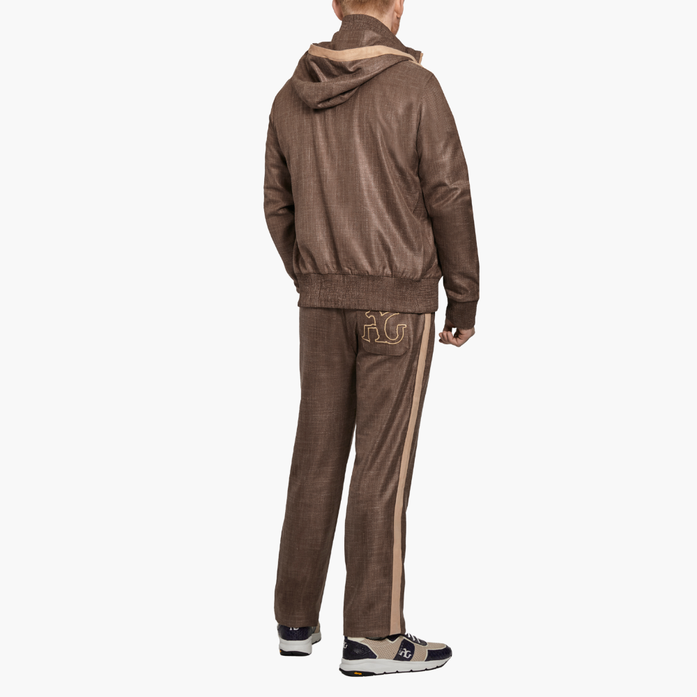 Brown Tracksuit with AG Logo - B11MR01004