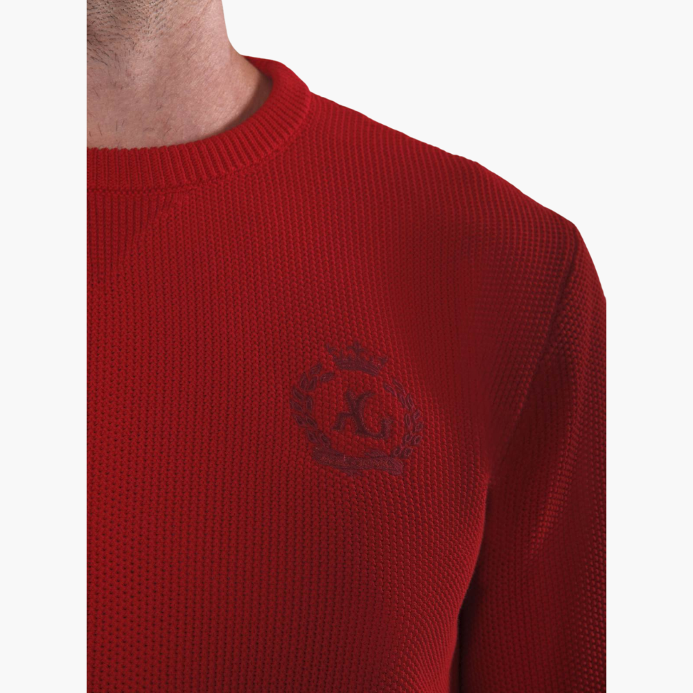 Red Cotton Summer Jumper - A11MR07162