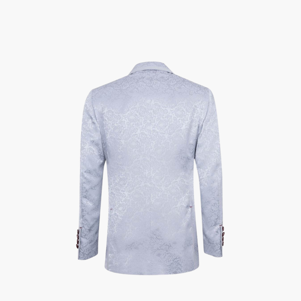 Silver Paisley Blazer