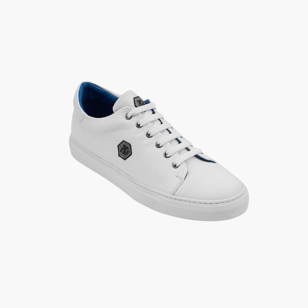White Deer Leather Trainers - A11MS1801F