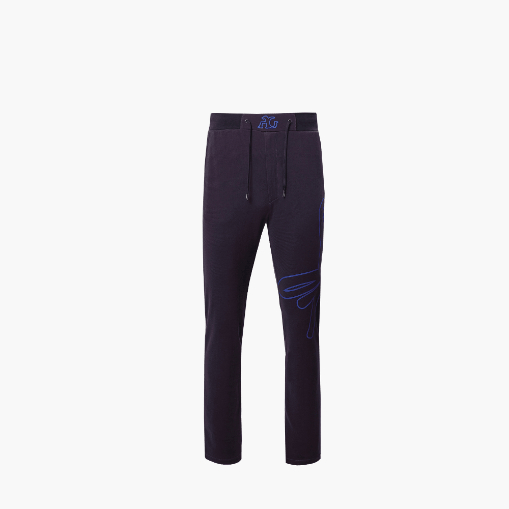 Blue Navy Signature Logo Tracksuit - Angelo Galasso - Luxury Italian Menswear London