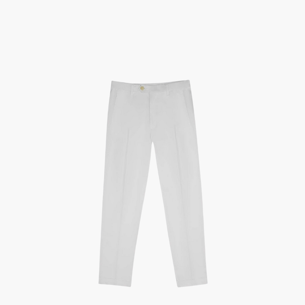 White Regular Chinos - A11MR252F2