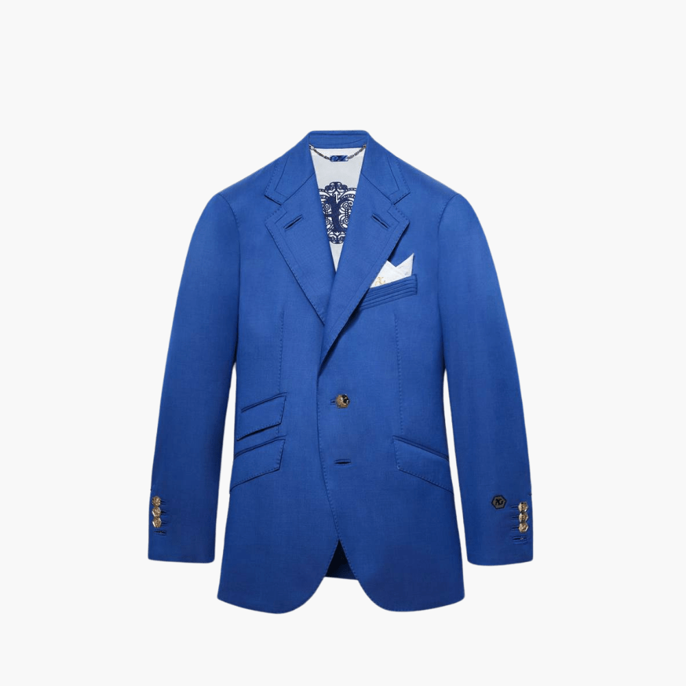 Light Wool Blazer - Angelo Galasso - Luxury Italian Menswear London