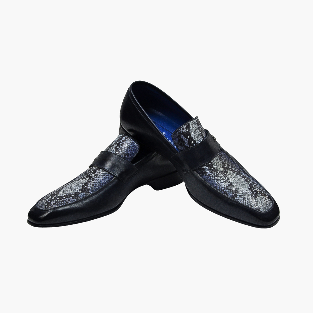 Blue Snake Moccasin ANGELO GALASSO