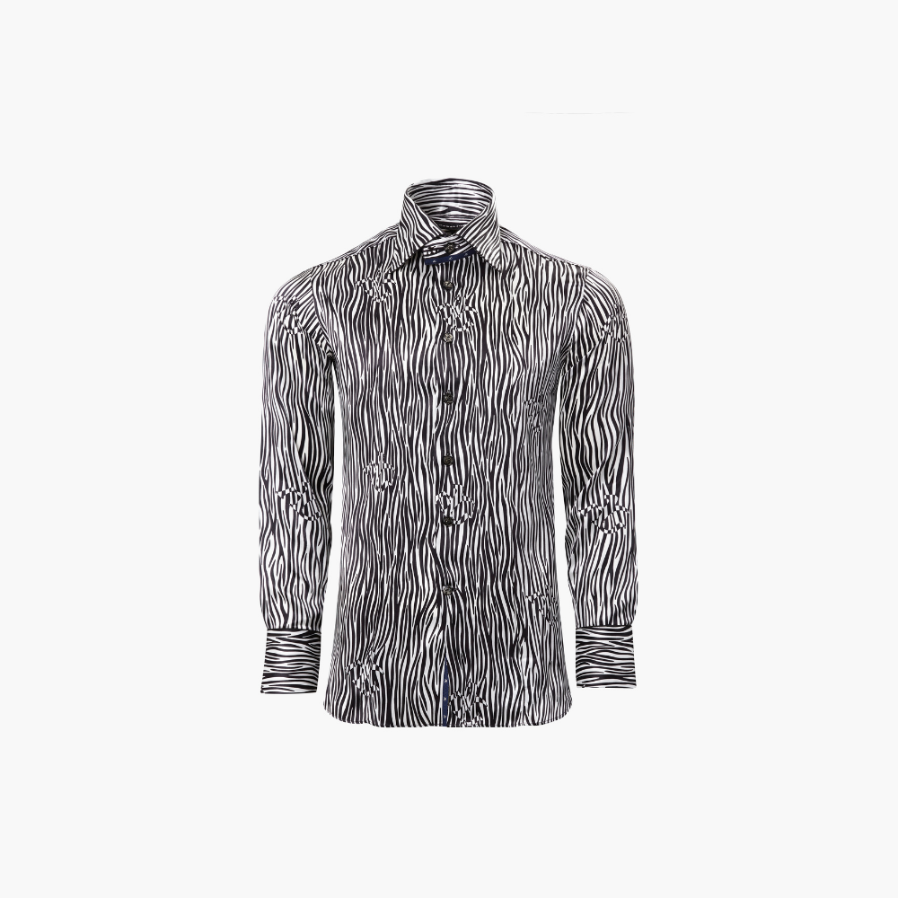 Zebra AG Print Corleone Silk Shirt