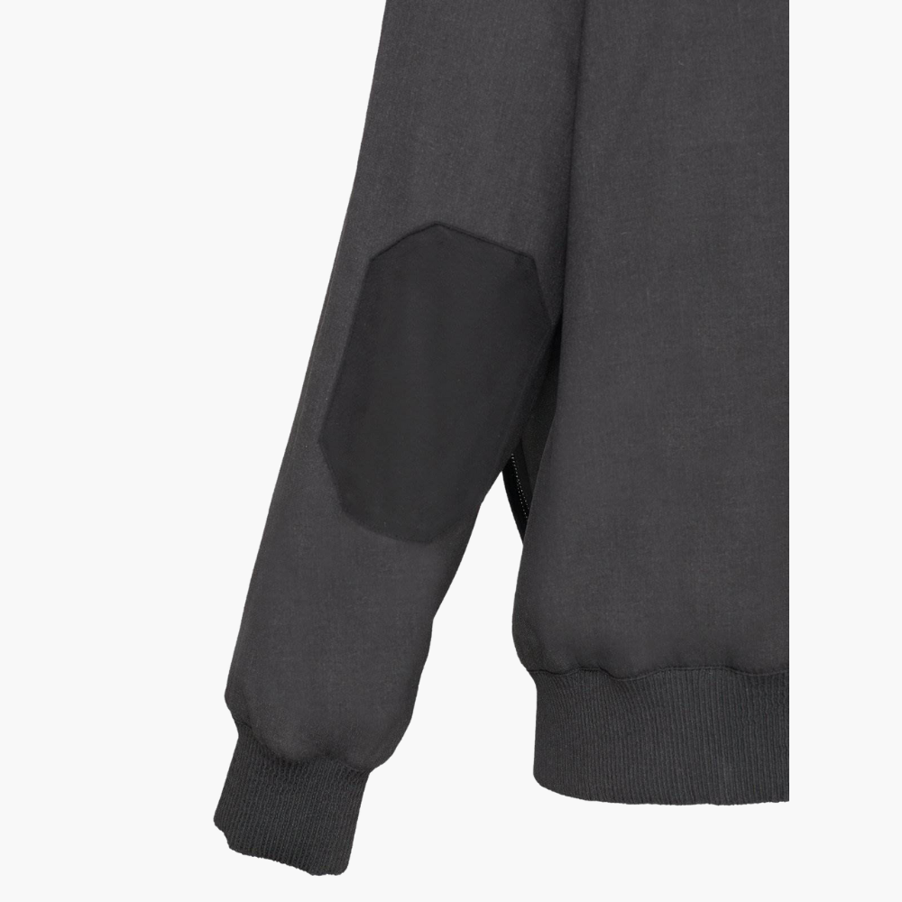 Grey Bomber Jacket with Araldica Logo - 20S4VUO02