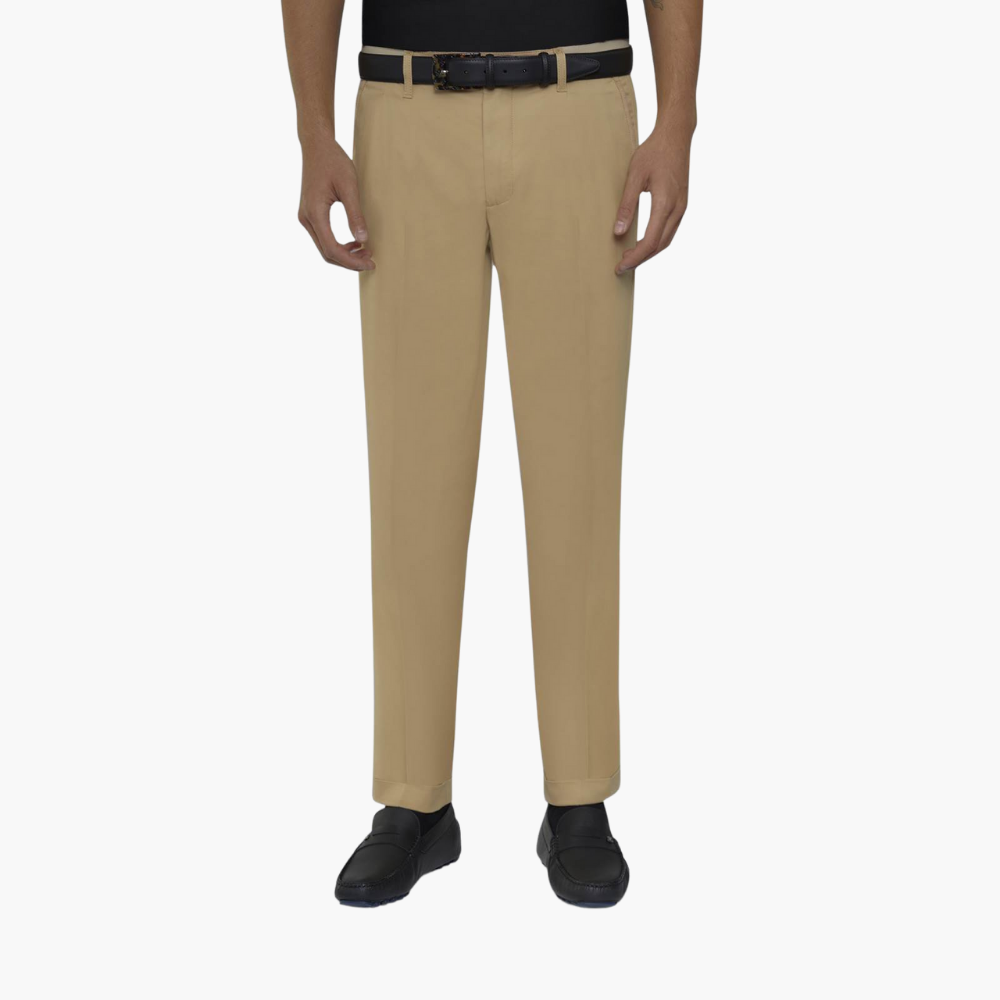 Beige Regular Chinos - A11MR252F2