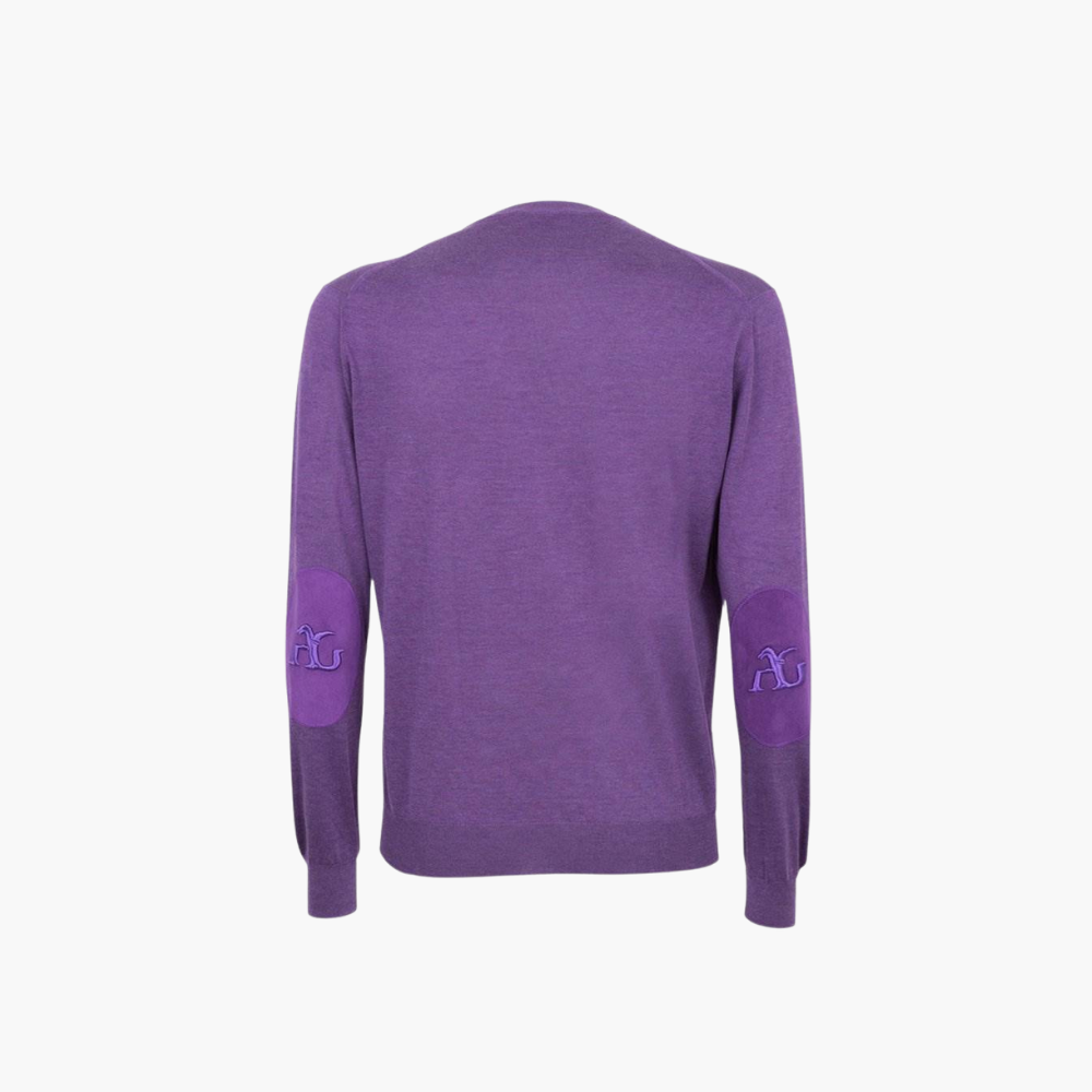 Purple Silk & Cashmere Jumper - 18S6CIC02V