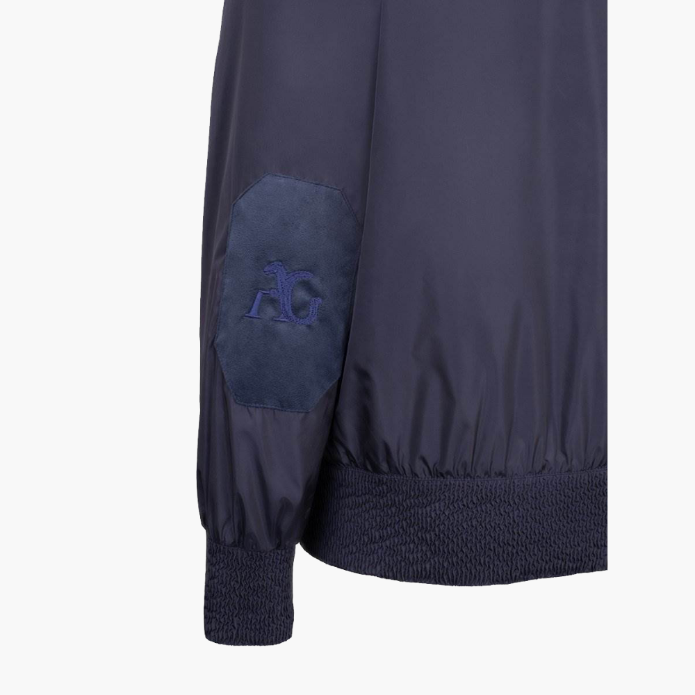 Blue Nylon Bomber Jacket - 19S4VUO02