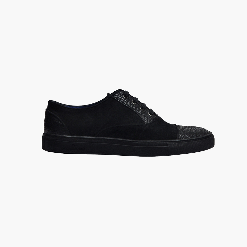 Black Crocodile Trainers
