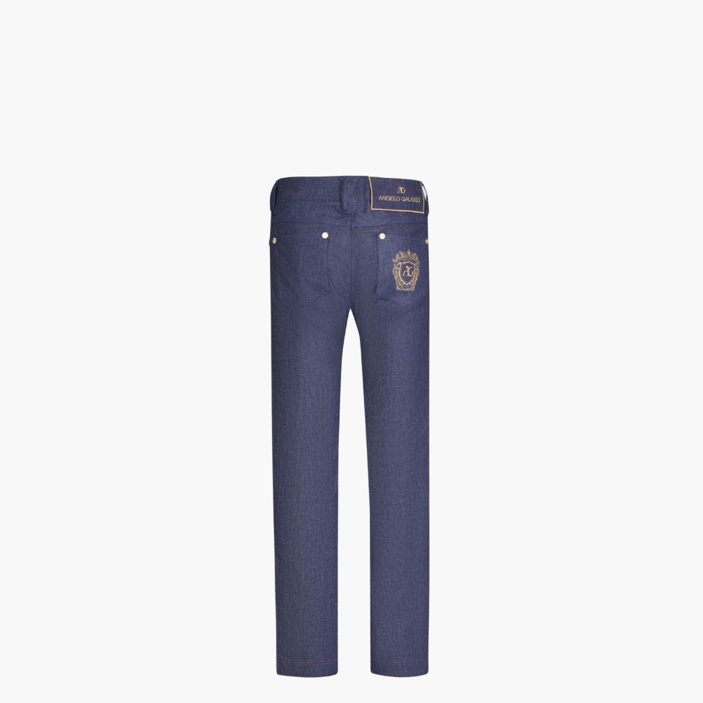 Jeans with Araldica Gold Crest - Z21MR0407C