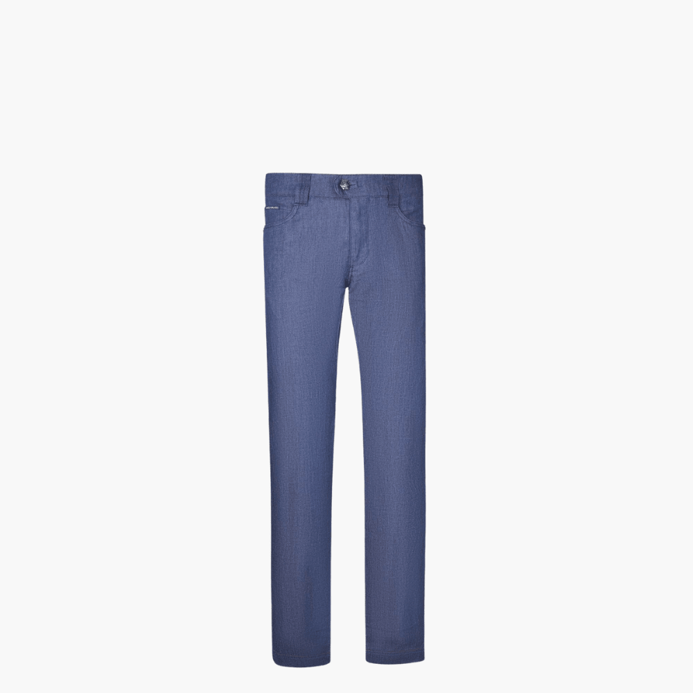Jeans Palms Embroidery - Angelo Galasso - Luxury Italian Menswear London