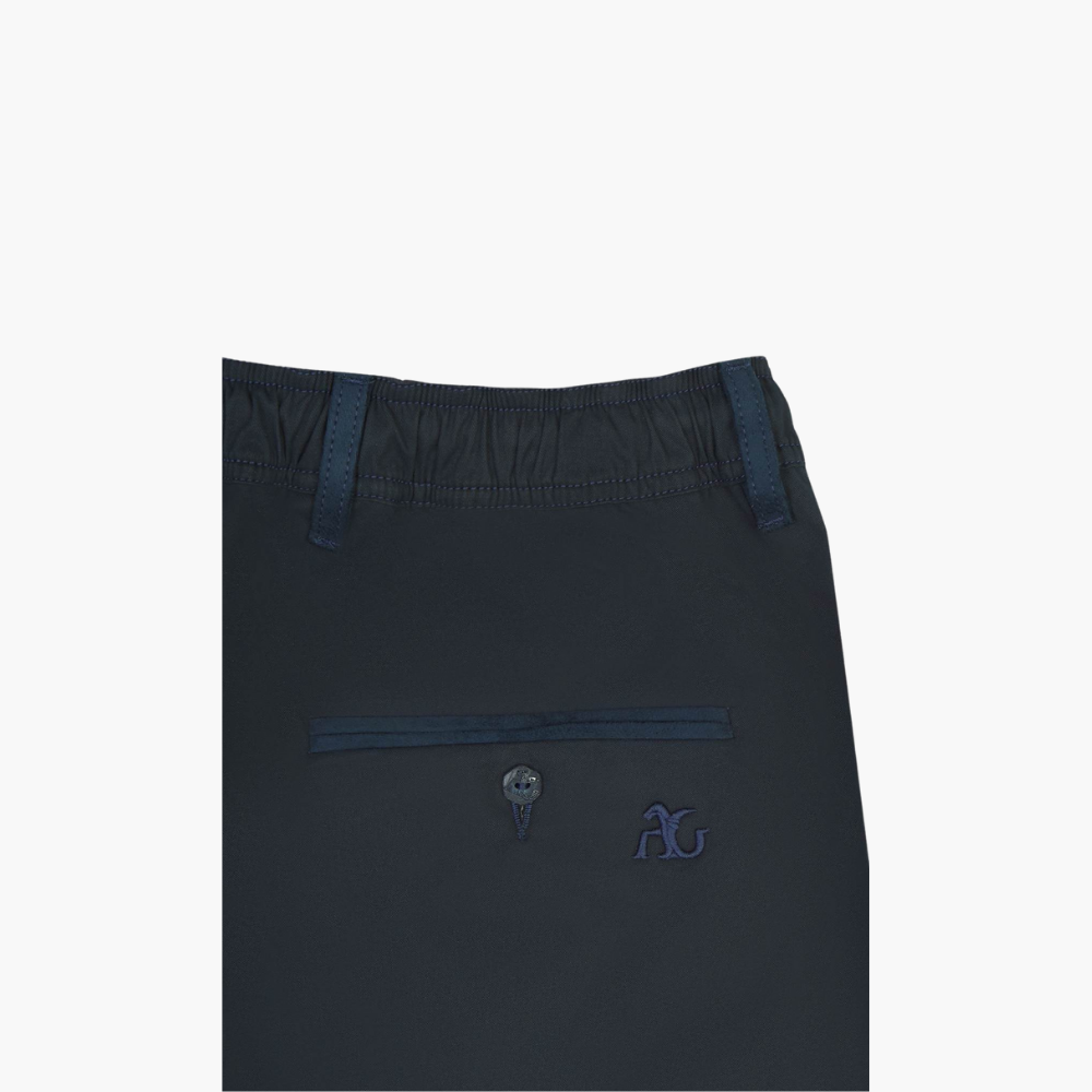 Blue Drawstring Chinos - A11MR2501F